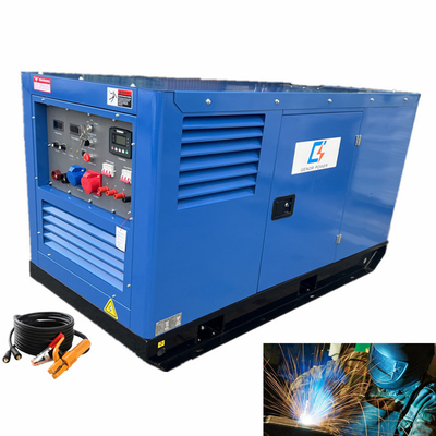 Mobilna przyczepa 800A 400A 430A 500Amp spawarka spalinowa z silnikiem diesla 2 x 2 osoby spawacze generator