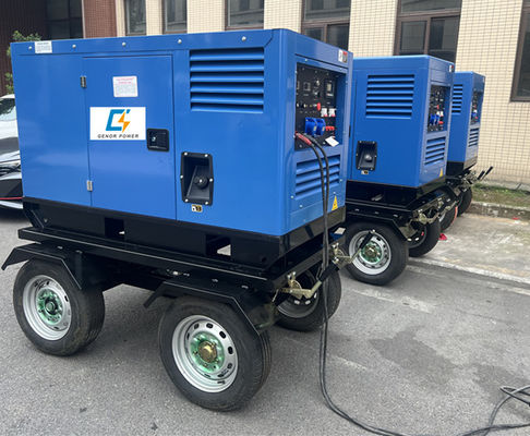 Mobilne podwozie kół spawarka DC Mig 450A spawarka dieslowska generator 500Amperów z podajnikiem drutu