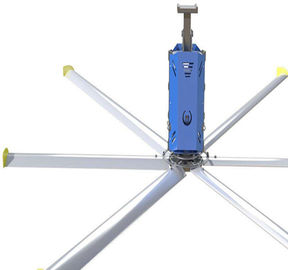 HVLS Energy Saving Large Industrial Ceiling Fan , 24 inch Workshop Ceiling Fans