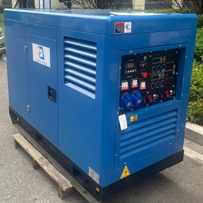 Wytrzymała spawarka Big Blue 600 Air Pak z silnikiem Diesla, spawarka 600A do spawania elektrodą otuloną, MIG